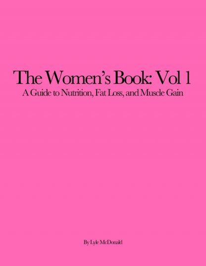 The Women's Book Volume 1 by Lyle McDonald Cover
