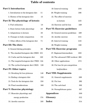 Ketogenic Diet by Lyle McDonald Table of Contents
